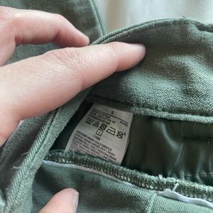 Green pixie work pants